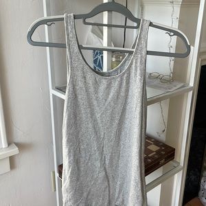 Plain gray tank top